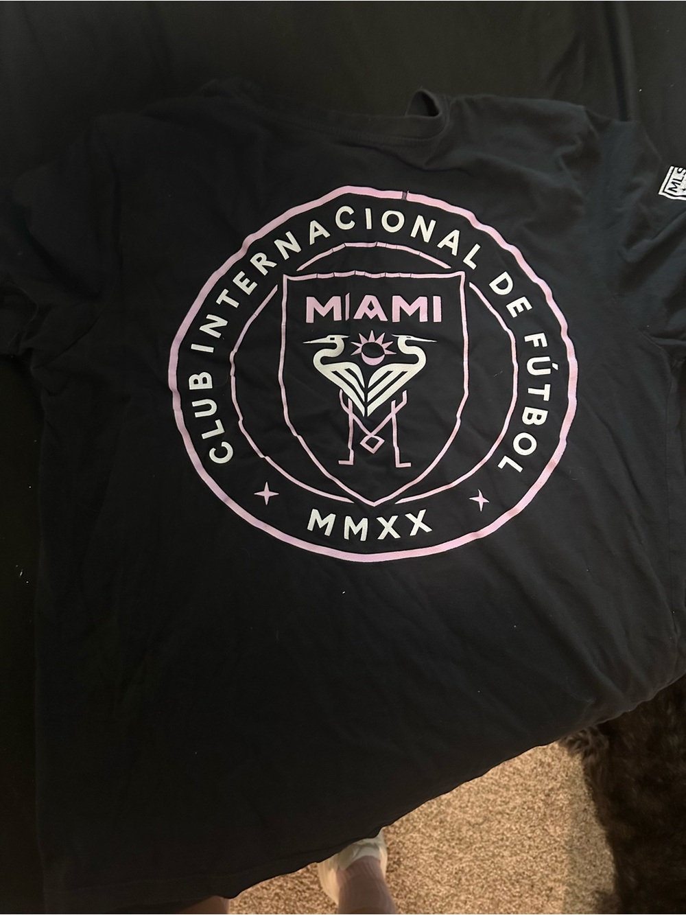 Club Internacional de Fútbol Miami Black & Pink Graphic Jersey Shirt